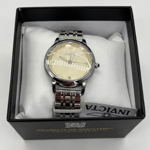 Invicta Watch Floral Sunburst Dial Crystal Accents 69308‎ Silver Champagne thumbnail 2