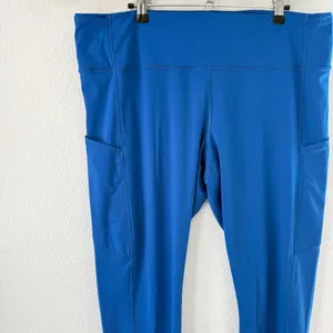 Lululemon Fast and Free High Rise Tight 25" Nulux Symphony Blue Leggings 18 thumbnail 3
