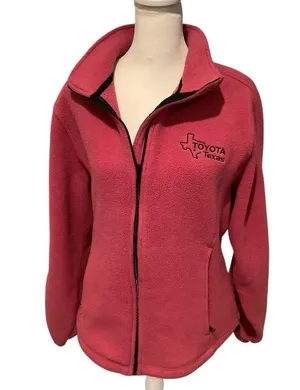 Women’s RARE Toyota Texas Tundra Manufacturing Plant Fleece Jacket RARE thumbnail 1