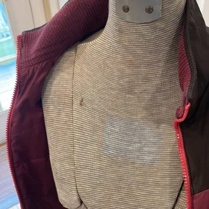 Patagonia nano puffer red and black flowered full zip insulatedjacket thumbnail 9
