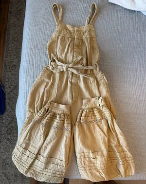 Free People Yellow Jumpsuit thumbnail 1
