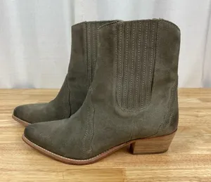 Free People Beige Gray New Frontier Chelsea Western Cowboy Boots Sz.39(US 8.5) thumbnail 6