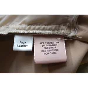 Philosophy Republic Clothing‎ Faux Leather Utility Shirt Jacket Beige Size L thumbnail 7