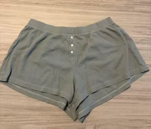 Blue Waffle Knit Victoria’s Secret Pajama Shorts Women XS thumbnail 1