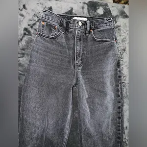 Abercrombie 90s Straight Jean Curve Love Ultra High Rise Jean Size 25 (0 Reg) thumbnail 7