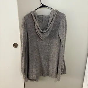Barefoot Dreams Cozychic Lite Grey Cardigan Sweater thumbnail 2