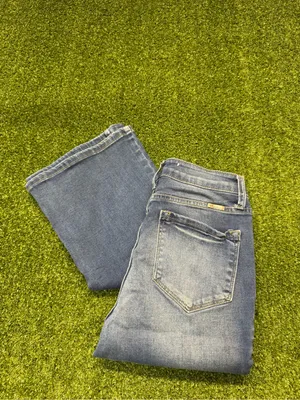 KanCan High Waisted Bootcut Jeans Stretch Medium Stone Wash Button Fly 5/26 thumbnail 2