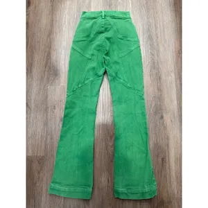 Revice Denim Venus Star Green High Rise Flare Jeans Front‎ Seam Star Back 26 thumbnail 3
