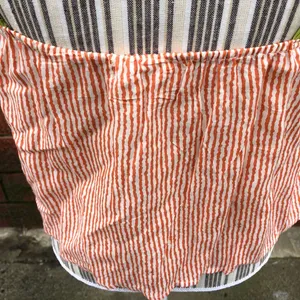 💜Striped embroidered crop top Size XS thumbnail 4