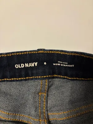 Dark Wash Straight Leg Jeans thumbnail 3