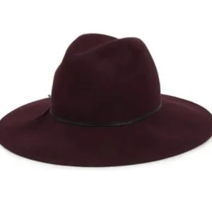 ✨Reiss Mimi burgundy trilby hat on Olivia Palermo✨ thumbnail 8