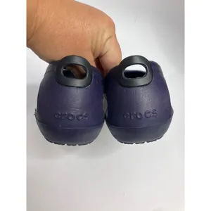 Crocs Kadee Flats Women Size 11 Purple Excellent Lightweight Slip On Breathable thumbnail 4