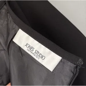 Jones Studio Pencil Skirt Size 12 Black Career Business Office Siren Corporate thumbnail 8