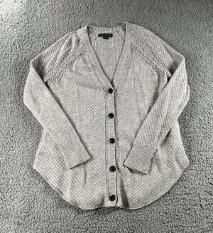 America Eagle Cardigan Sweater‎ Women XS Button Knit Lagenlook Preppy Nautical thumbnail 1