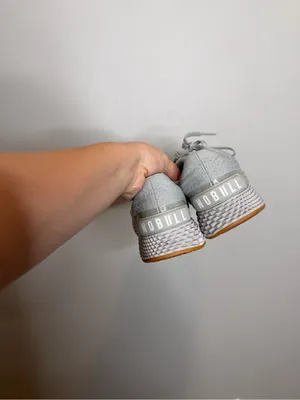 NOBULL Allday 365 Ripstop Shoes Womens 9 Mens 7.5 Gray Gum Running Sneakers thumbnail 2