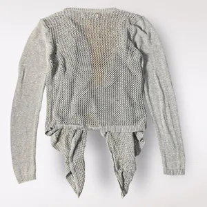 Abercrombie & Fitch Cable Knit Beachy Cover Up Sweater Womens‎ Size M/L Gray thumbnail 7