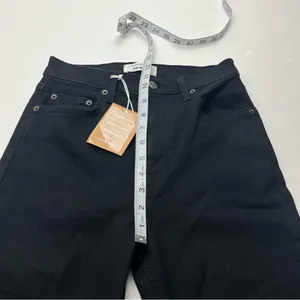 Reformation High And Skinny Jean Faded Black Destroyed Denim Womens Size‎ 27 NEW thumbnail 7