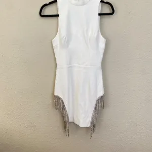 HOUSE OF CB 'Charlize' White‎ Crystal Trim Dress/Size XS NWOT thumbnail 8