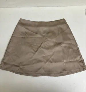 Satin Skirt Tan Size XS thumbnail 1