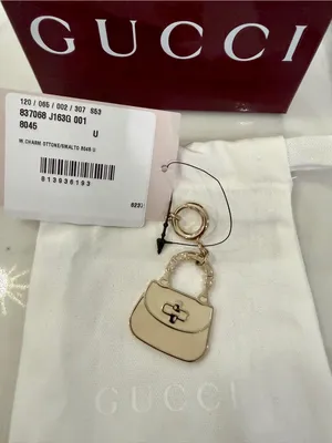 Gucci Enamel Bamboo Bag Charm thumbnail 3