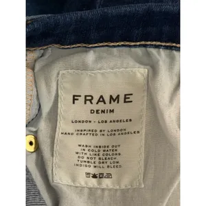 FRAME Le High‎ Flare Benedict Canyon Dark Wash High Rise Jeans Size 32 (30x30) thumbnail 6
