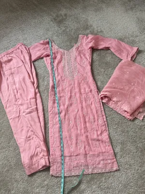 Light pink Indian/Pakistani Dress (suit) thumbnail 1