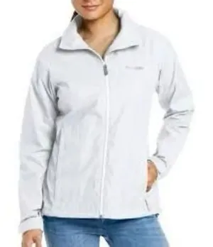 Columbia size 1X Switchback white windbreaker. thumbnail 1
