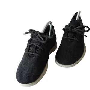 Allbirds Womens Wool Runners Lace Up Running Sneakers True Black‎ Gray Sole Sz 7 thumbnail 5