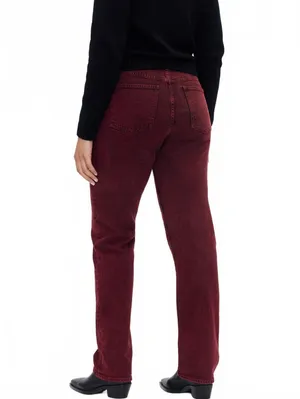 Gap High Rise '90s Slim Straight Jeans NWT Red Delicious 28R thumbnail 8
