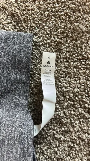 Grey Lululemon Leggings 4 thumbnail 2