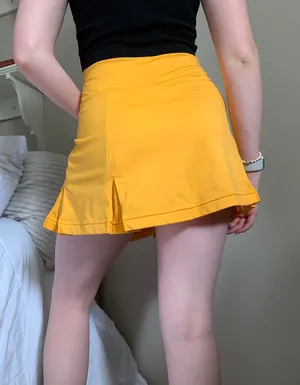 Nike Yellow Tennis Skirt thumbnail 2