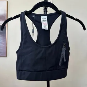 NWT Gymshark Box Utility Bralette black zipper racerback‎ Size XS thumbnail 2