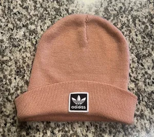 Adidas Trefoil Beanie Winter Knit Hat Stocking Cap Acrylic Snow Men Women Brown thumbnail 2