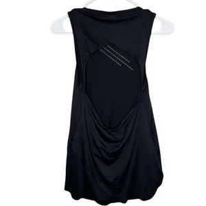 Gymshark Black Open Back Muscle Tank | Women’s Medium thumbnail 3