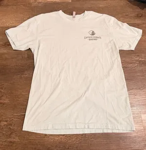 Gildan Light Blue Captain George's Seafood Short Sleeve Tee thumbnail 1