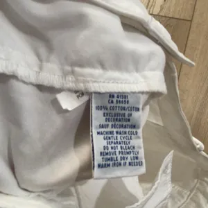 Polo Ralph Lauren Shorts Womens 14 White Chino Twill Cotton Nautical Logo Summer thumbnail 9