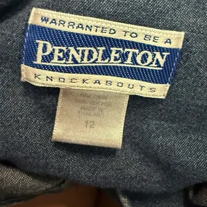 Vintage Pendleton Knockabouts Women's Southwestern Denim Button Down Shirt thumbnail 3