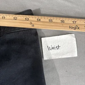 Universal Threads Sailor Wide Leg Jeans Size 6 Black High Rise Lagenlook Street thumbnail 9