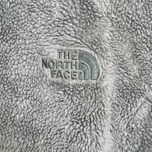 The North Face Osito Jacket Women Medium Olive Gray Fleece Zip Pockets‎ thumbnail 2