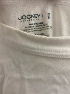 Jockey white cropped shirt thumbnail 4