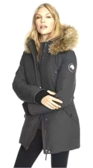Alpinetek Down Heavy Winter Parka Black Size Small thumbnail 1