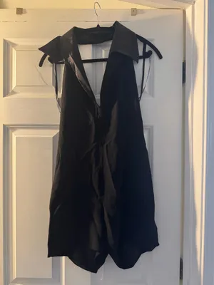 Vintage black playsuit Size M thumbnail 5