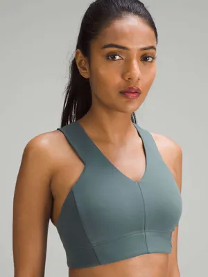 Lululemon Lab Nulu Cross Back Yoga Bra in Sea Steel thumbnail 1