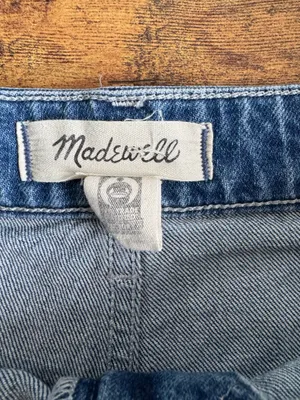 Madewell High-Rise Sailor Shorts Curvy Denim thumbnail 6