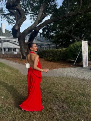 ASOS Red Dress Maxi thumbnail 2