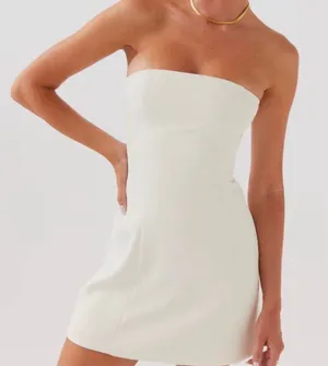 peppermayo white ayanna dress thumbnail 1