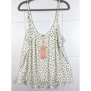 Eberjey Gisele Heart to Heart Printed Camisole Shorts Pajama Set XL CU1141NS thumbnail 2