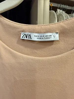 Zara Sleeveless High-Neck Bodysuit in Blush Peach thumbnail 3