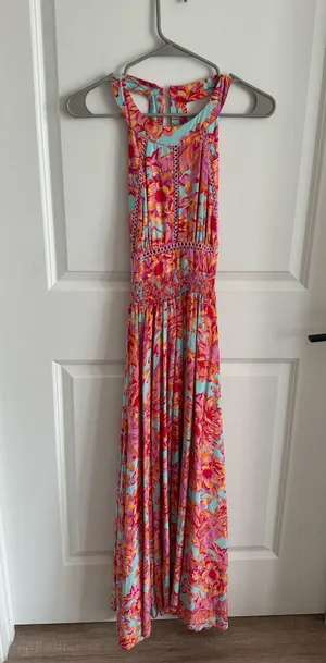 Anthropologie Abel The Label Floral Maxi Dress Size XS thumbnail 1