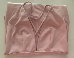 Tobi Dusty Pink Halter Open Back Dress thumbnail 4